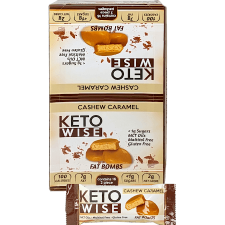 Keto Wise Fat Bombs - Cashew Caramel Box